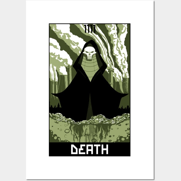 Robo Tarot: Death Wall Art by PeterTheHague